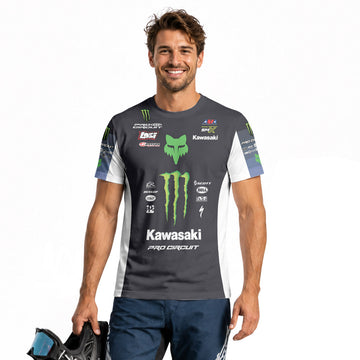 Seth Hammaker 56 Monster Black Short Sleeve Motocross Jersey