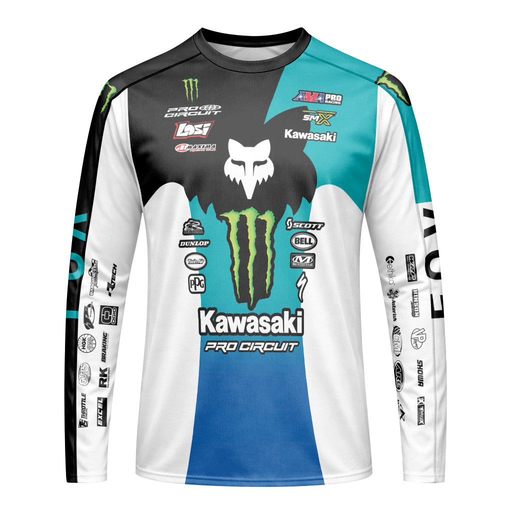 Seth Hammaker 56 Monster Color Racing Long Sleeve Motocross Jersey