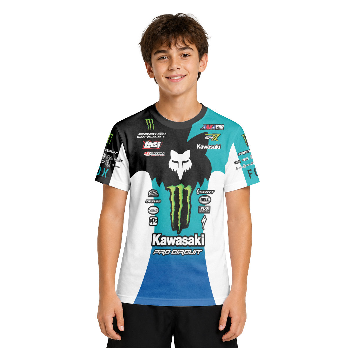 Seth Hammaker 56 Monster Color Racing Youth Short Sleeve Motocross Jersey