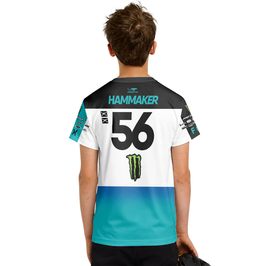 Seth Hammaker 56 Monster Color Racing Youth Short Sleeve Motocross Jersey