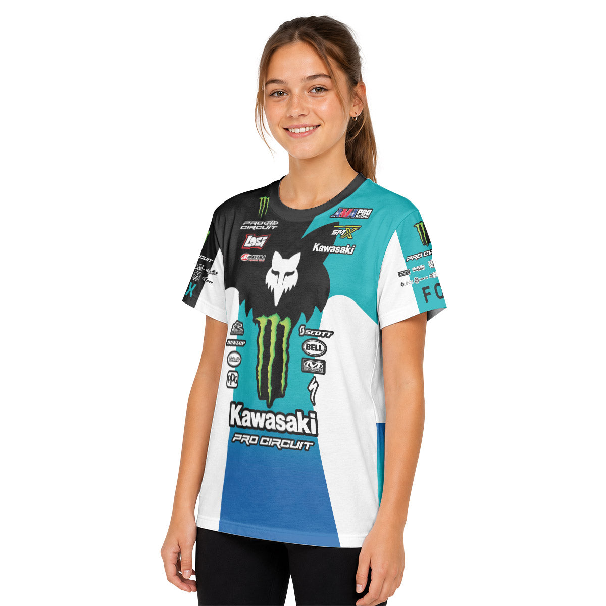 Seth Hammaker 56 Monster Color Racing Youth Short Sleeve Motocross Jersey