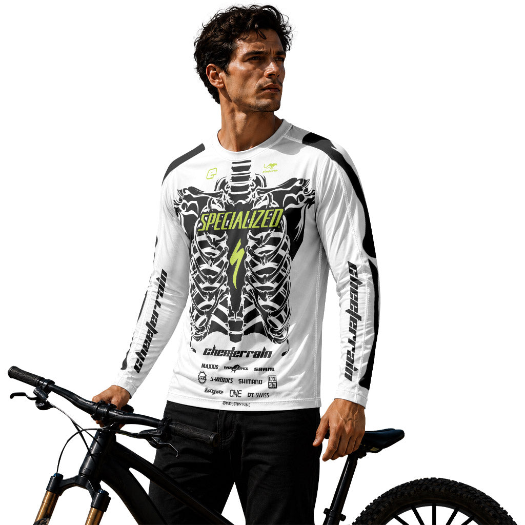 Specialized Skelecton Long Sleeve Mountain Bike Jersey