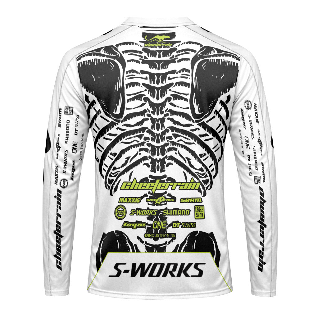 Specialized Skelecton Long Sleeve Mountain Bike Jersey