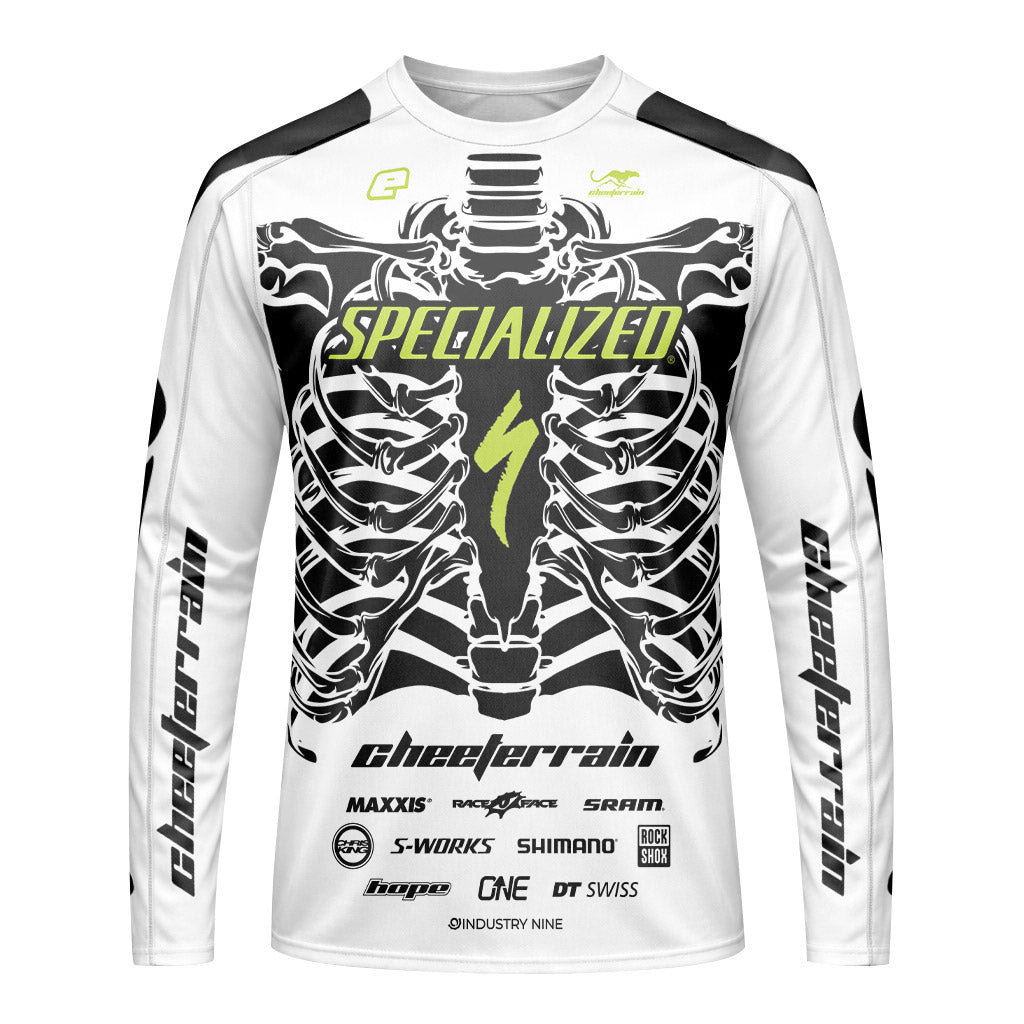 Specialized Skelecton Long Sleeve Mountain Bike Jersey