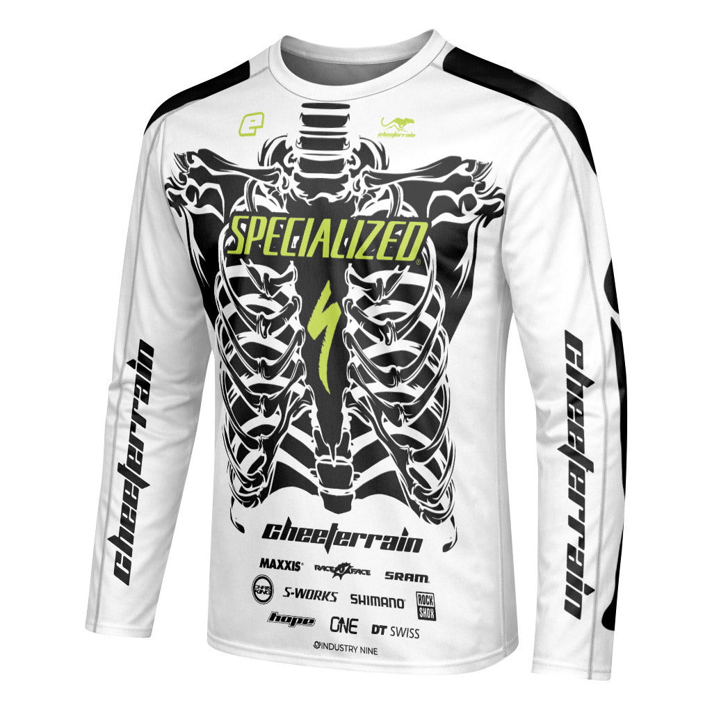 Specialized Skelecton Long Sleeve Mountain Bike Jersey