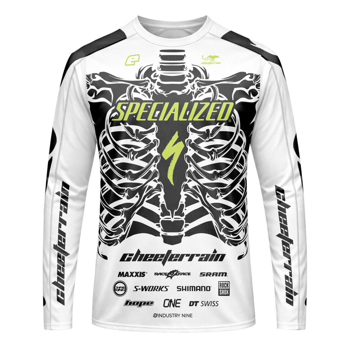 Specialized Skelecton Youth Long Sleeve Mountain Bike Jersey