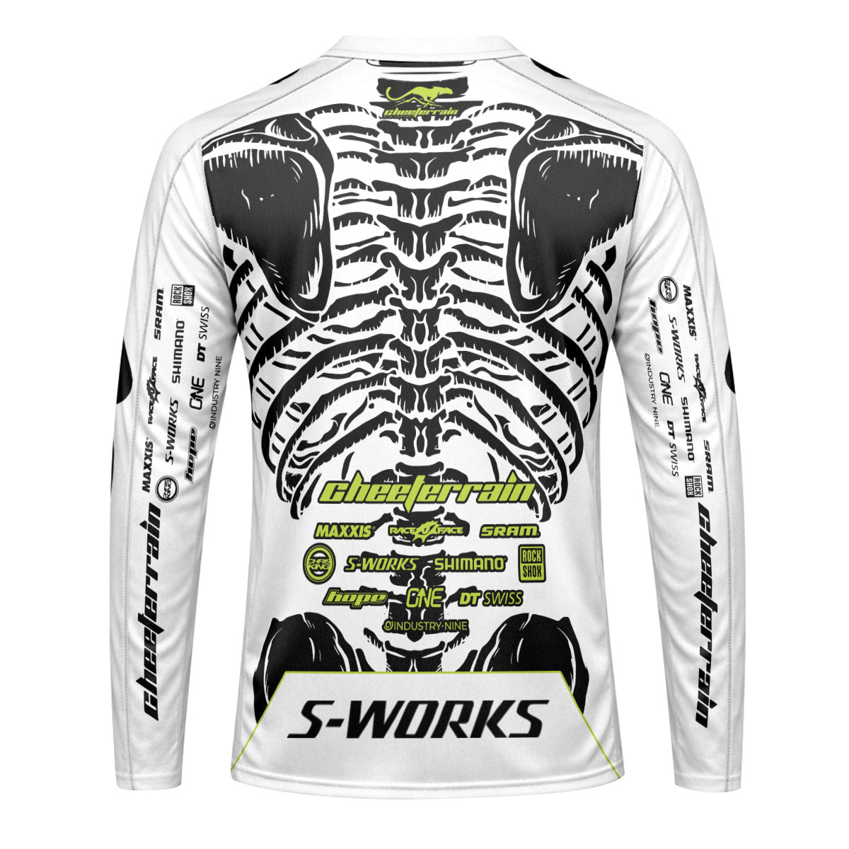 Specialized Skelecton Youth Long Sleeve Mountain Bike Jersey