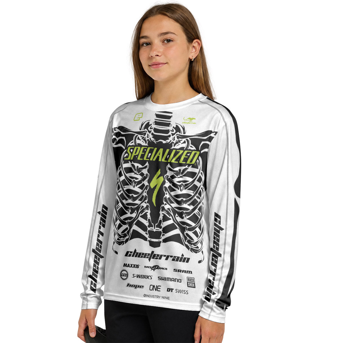 Specialized Skelecton Youth Long Sleeve Mountain Bike Jersey