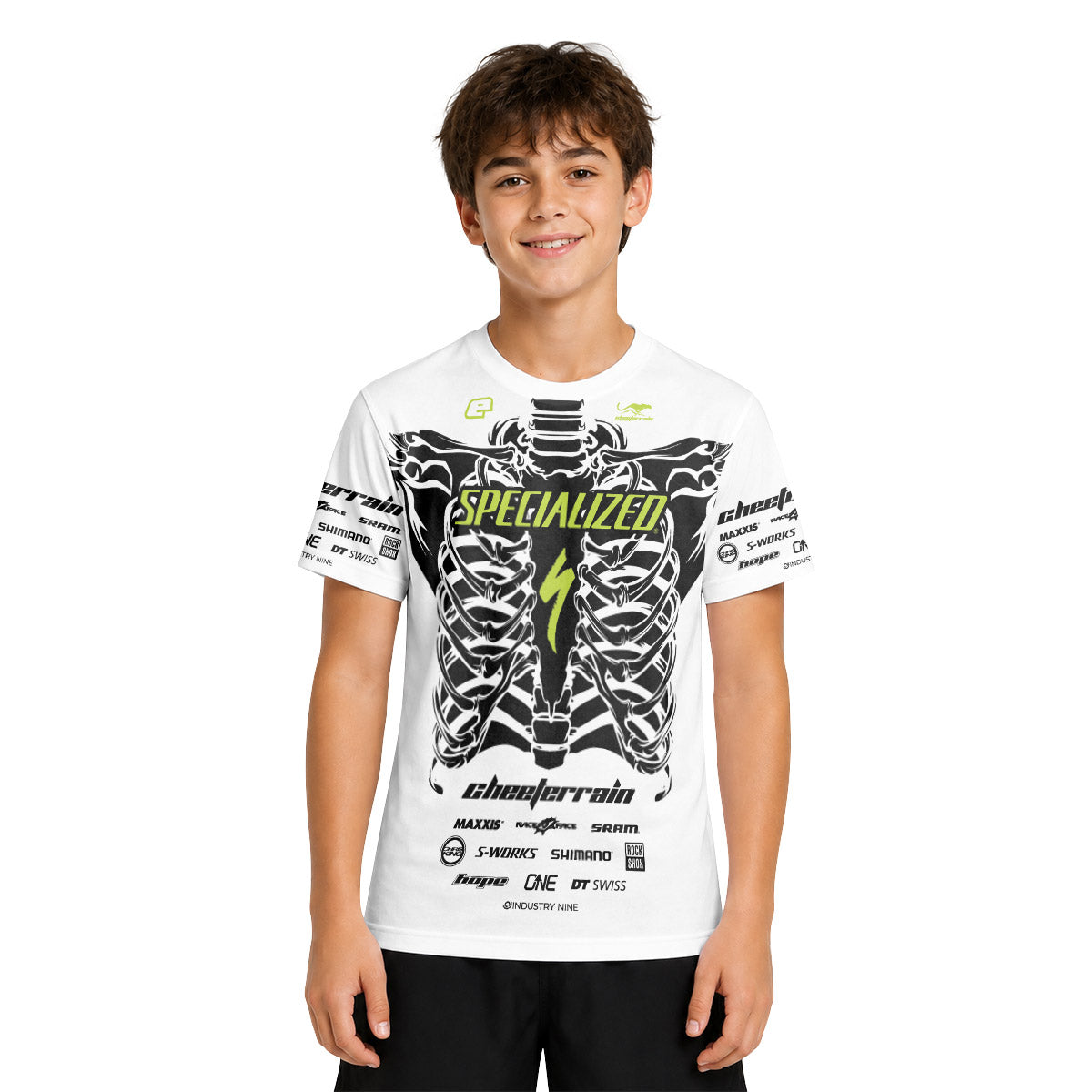 Specialized Skelecton Youth Short Sleeve Mountain Bike Jersey