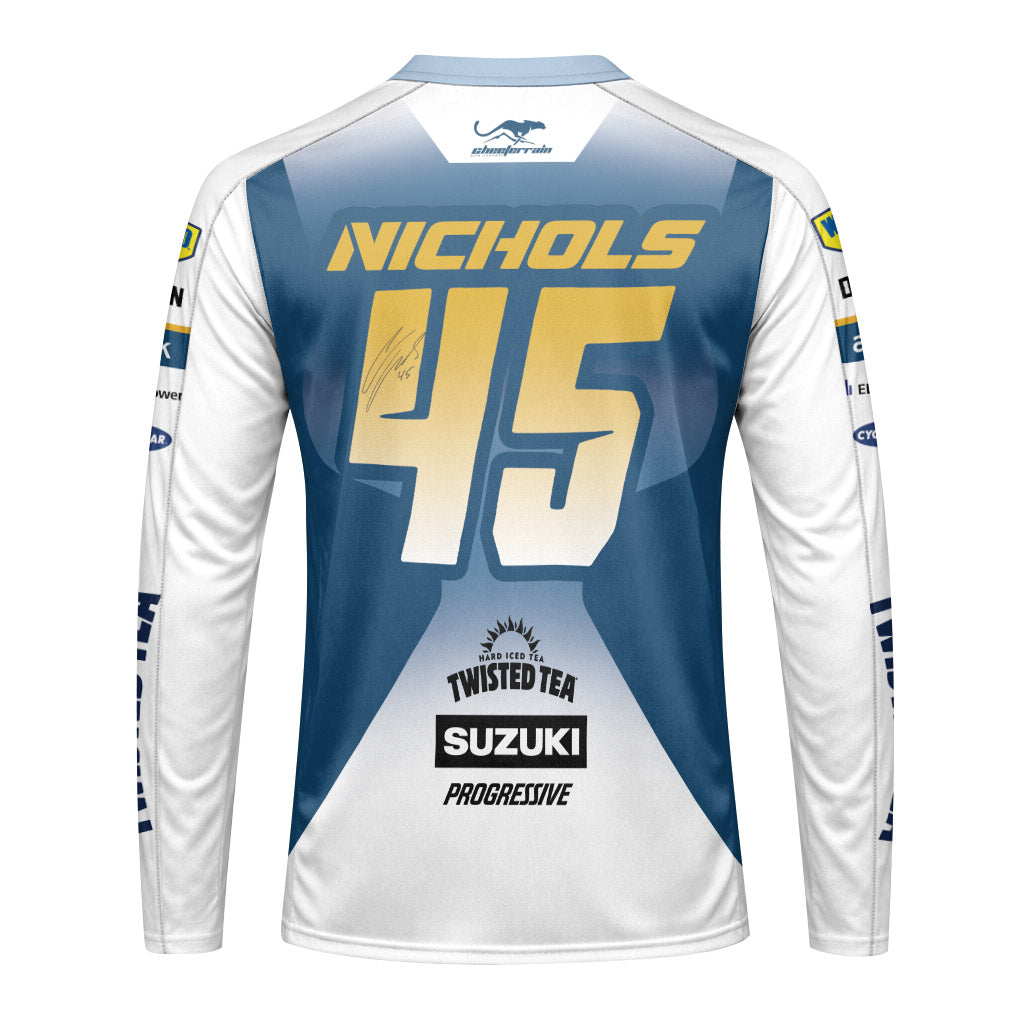 Suzuki Colt Nichols 45 Progressive Long Sleeve Motocross Jersey
