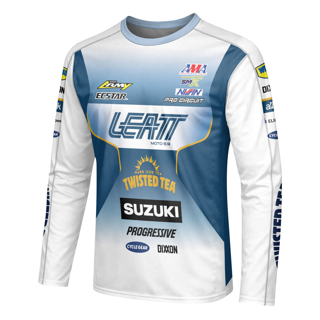 Suzuki Colt Nichols 45 Progressive Long Sleeve Motocross Jersey