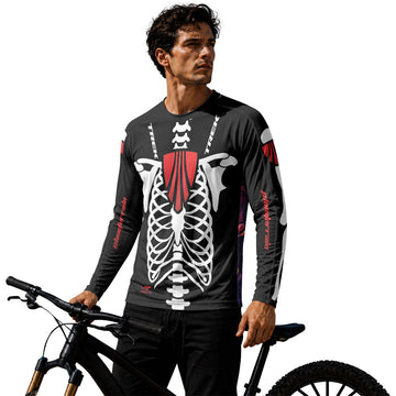 Trek Halloween Evil Clown Long Sleeve Mountain Bike Jersey