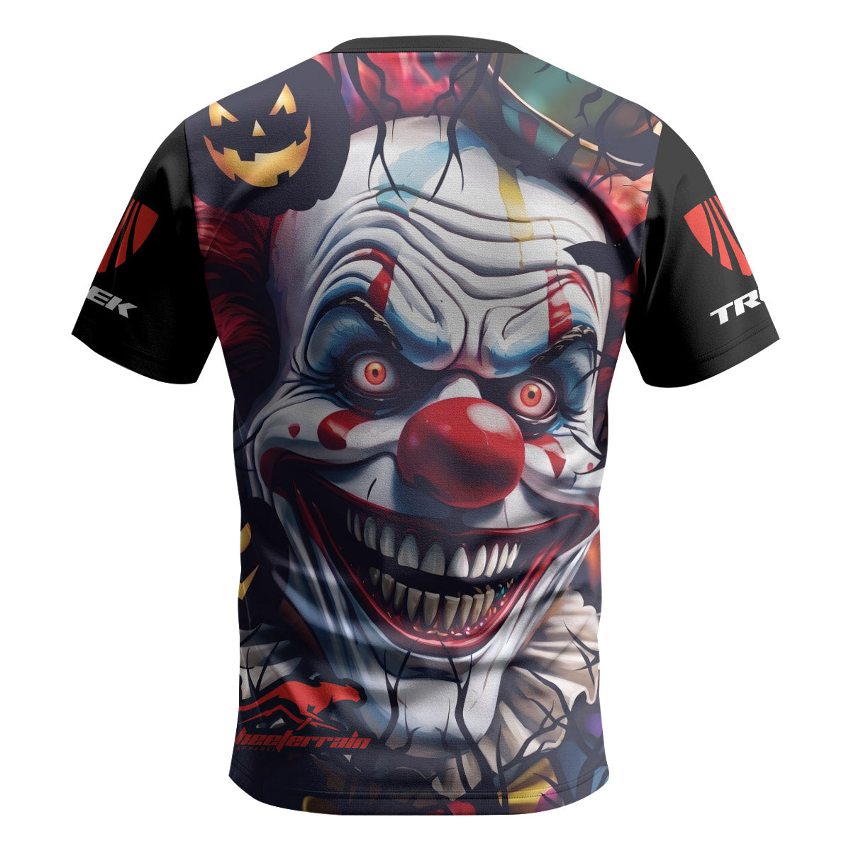 Trek Halloween Evil Clown Short Sleeve Mountain Bike Jersey