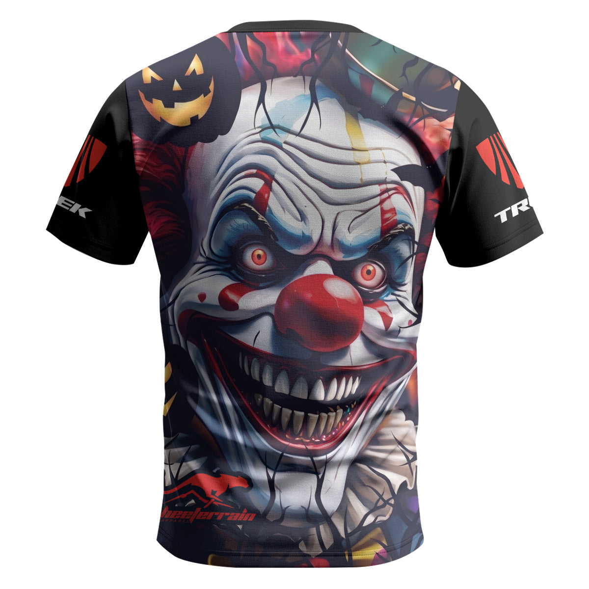Trek Halloween Evil Clown Youth Short Sleeve Mountain Bike Jersey