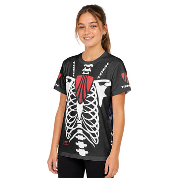 Trek Halloween Evil Clown Youth Short Sleeve Mountain Bike Jersey