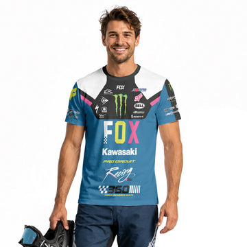 Tyler Bowers 53 Monster Colorful Short Sleeve Motocross Jersey