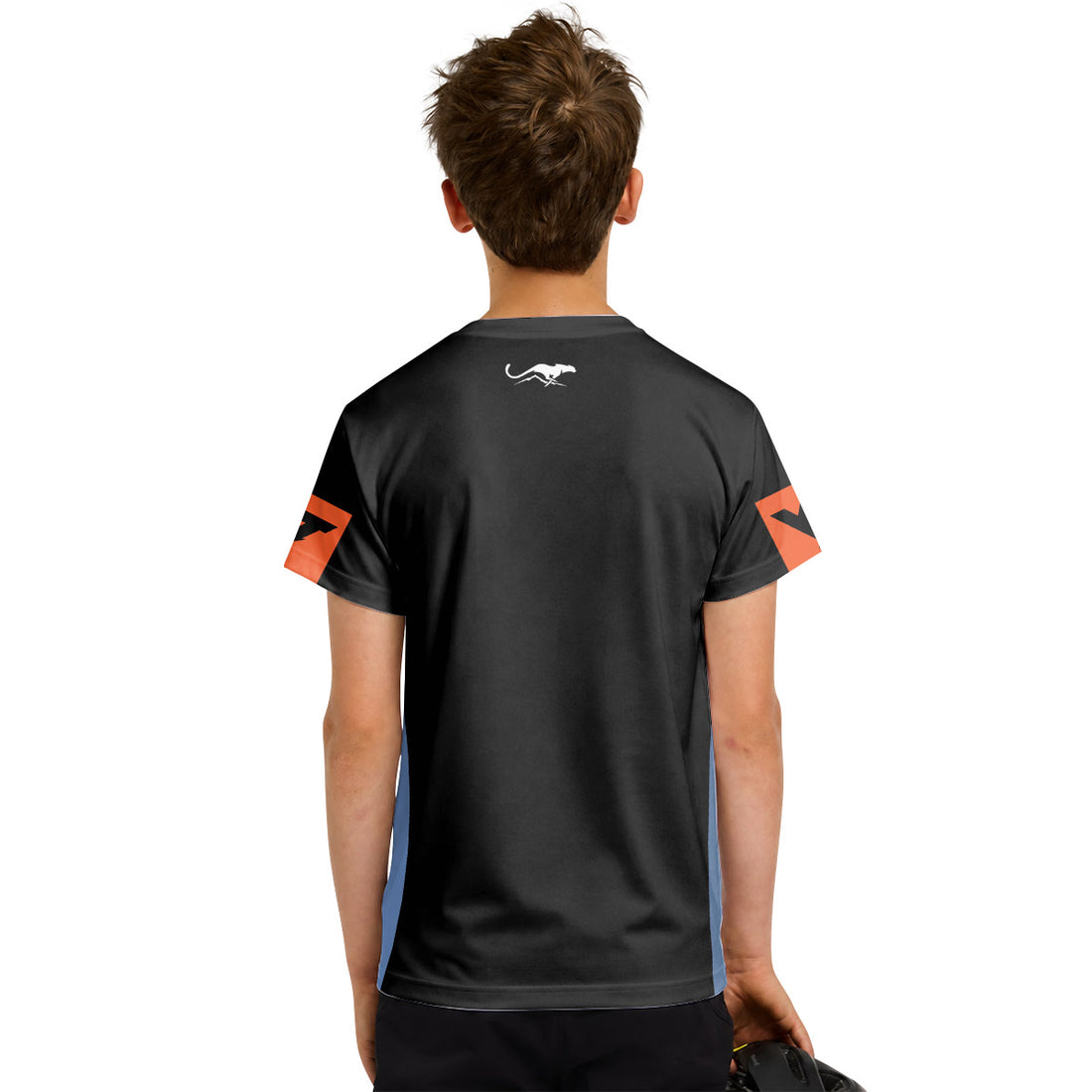 YT Industries Black Blue Youth Short Sleeve Mountain Bike Jersey