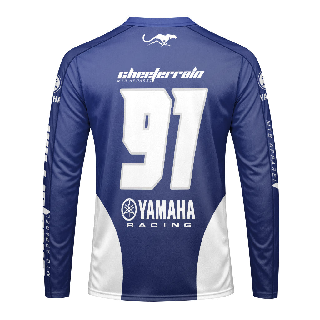 Yamaha Racing 91 Long Sleeve Motocross Jersey