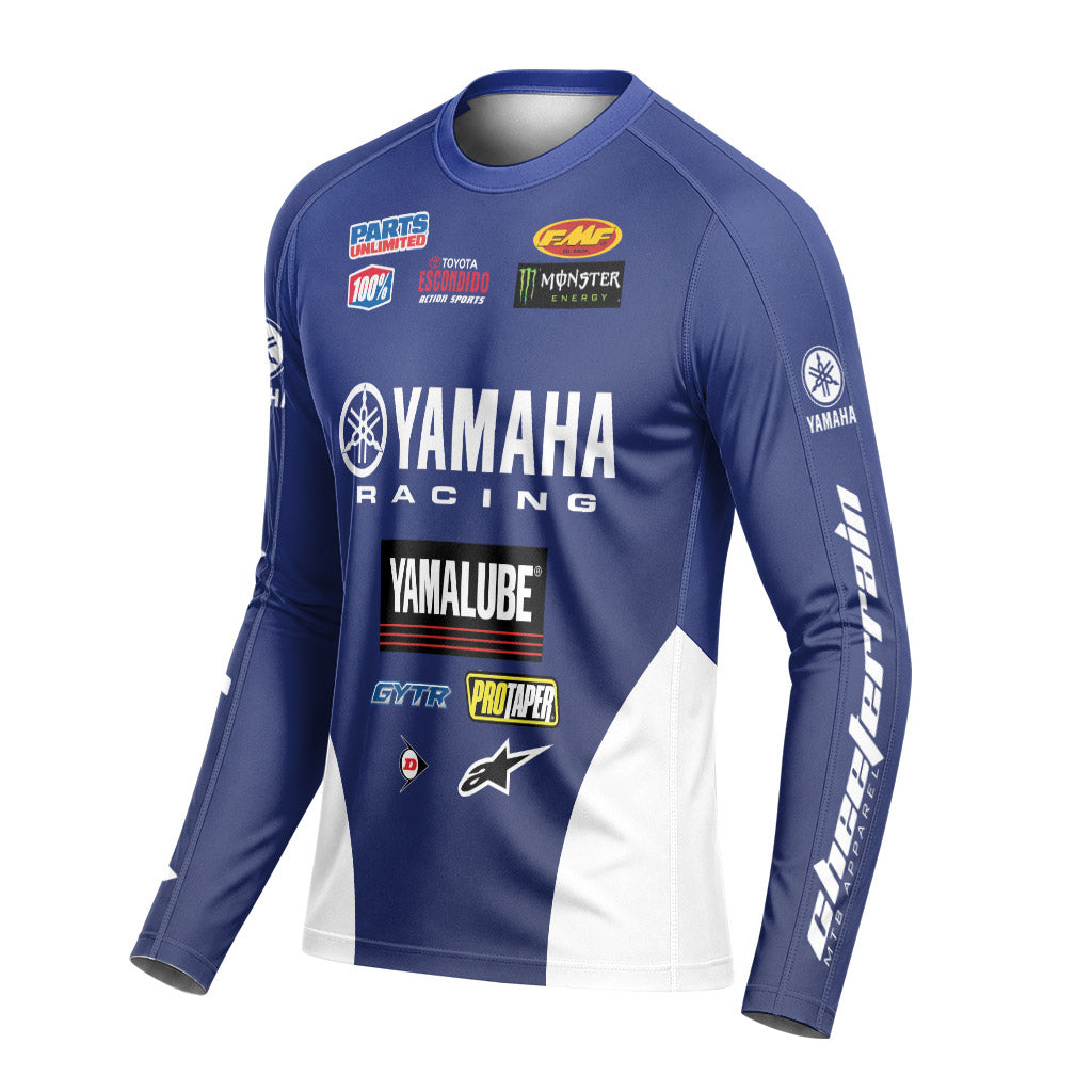 Yamaha Racing 91 Long Sleeve Motocross Jersey