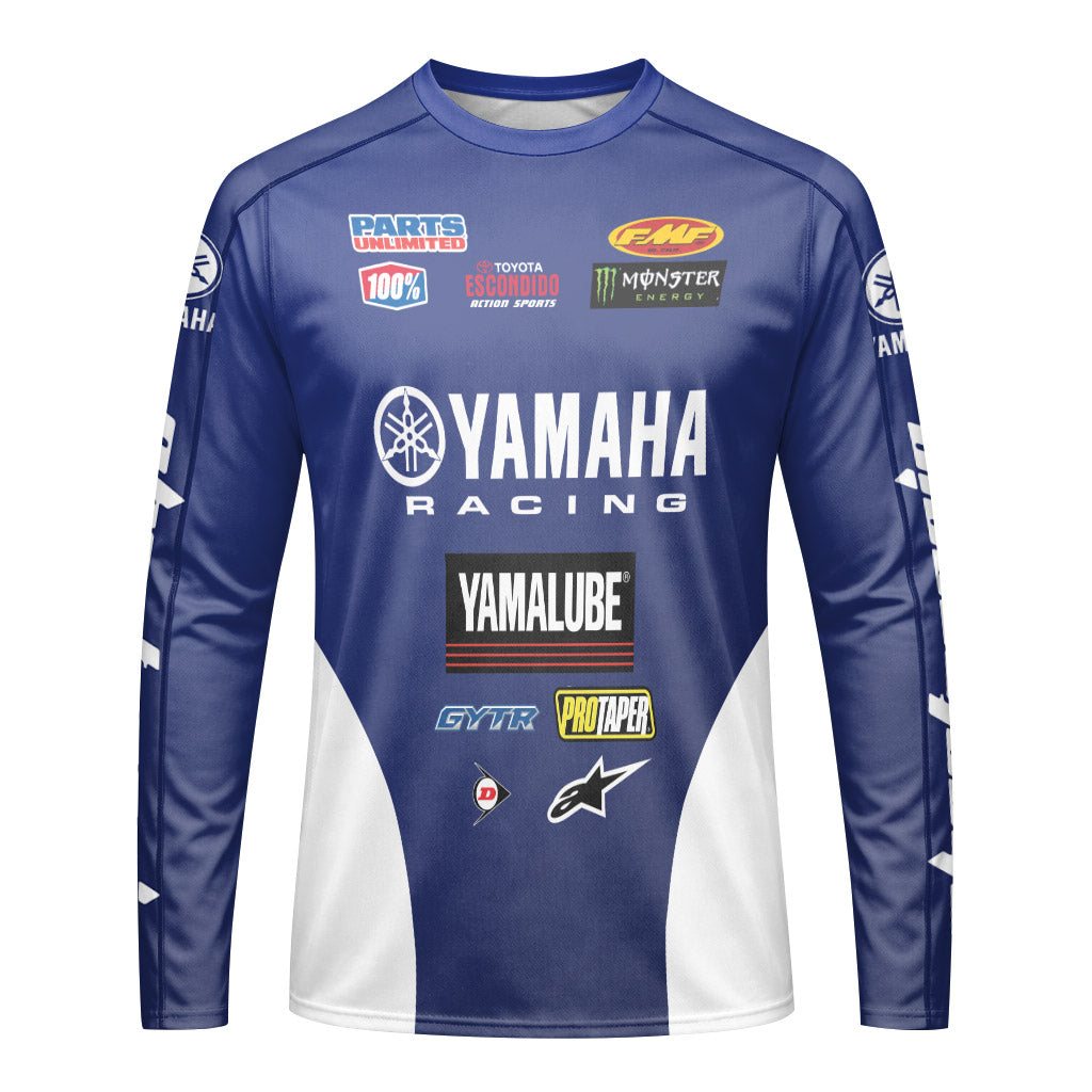 Yamaha Racing 91 Long Sleeve Motocross Jersey