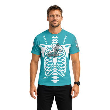 Yeti Skeleton Short Sleeve Mountain Bike Jersey