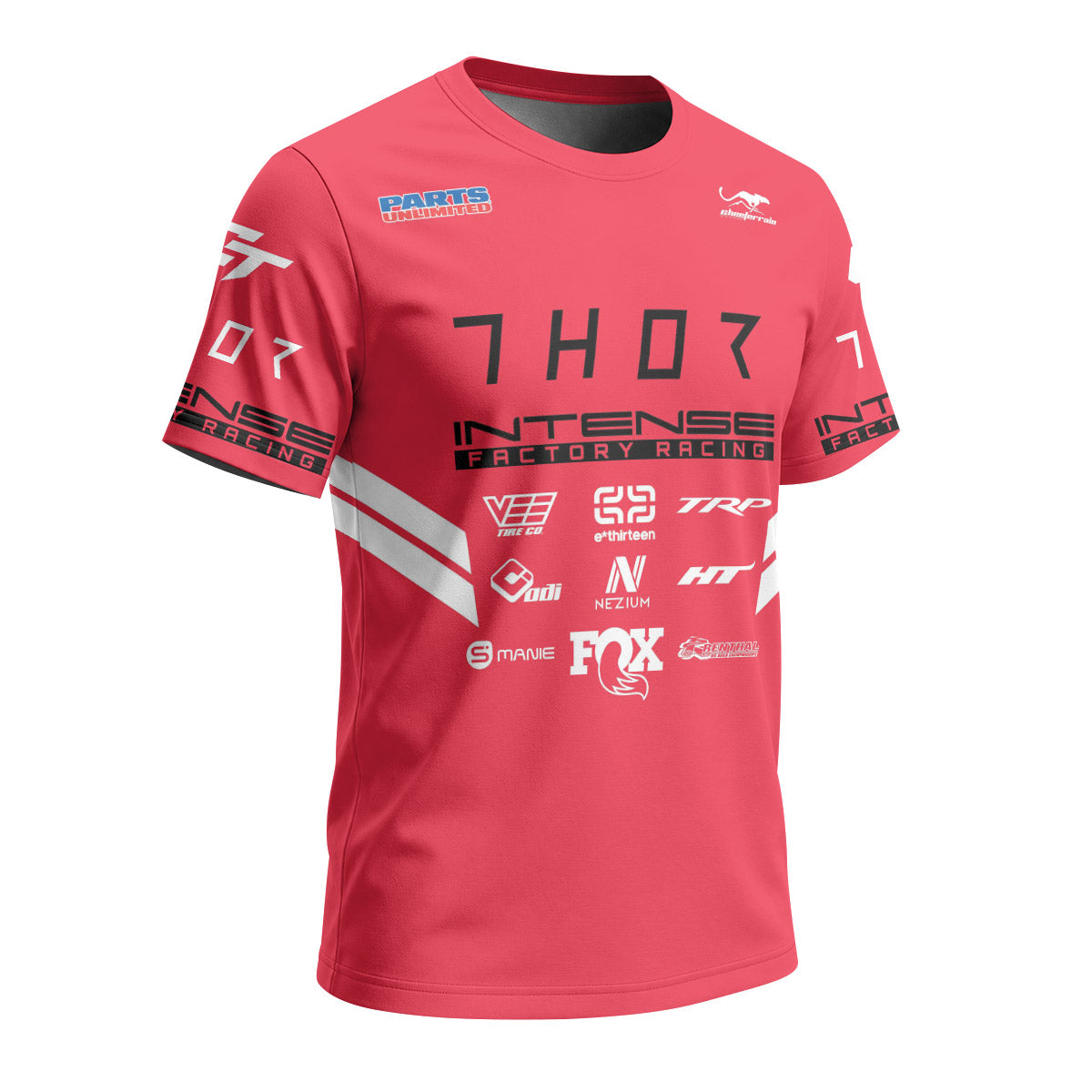 Aaron Gwin Pink Short Sleeve Mountain Bike Jersey