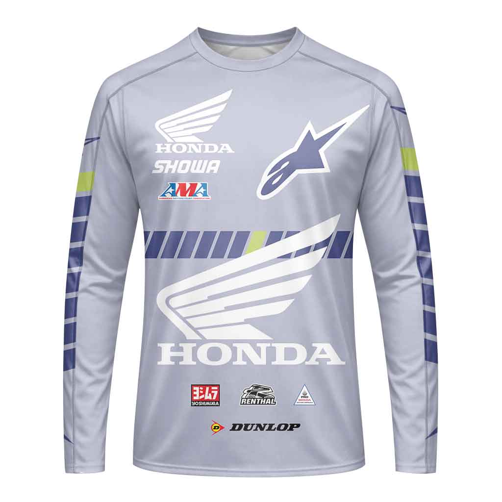 Chase Sexton 23 Honda Showa Long Sleeve Motocross Jersey