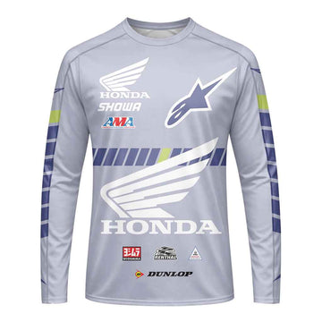 Chase Sexton 23 Honda Showa Long Sleeve Motocross Jersey