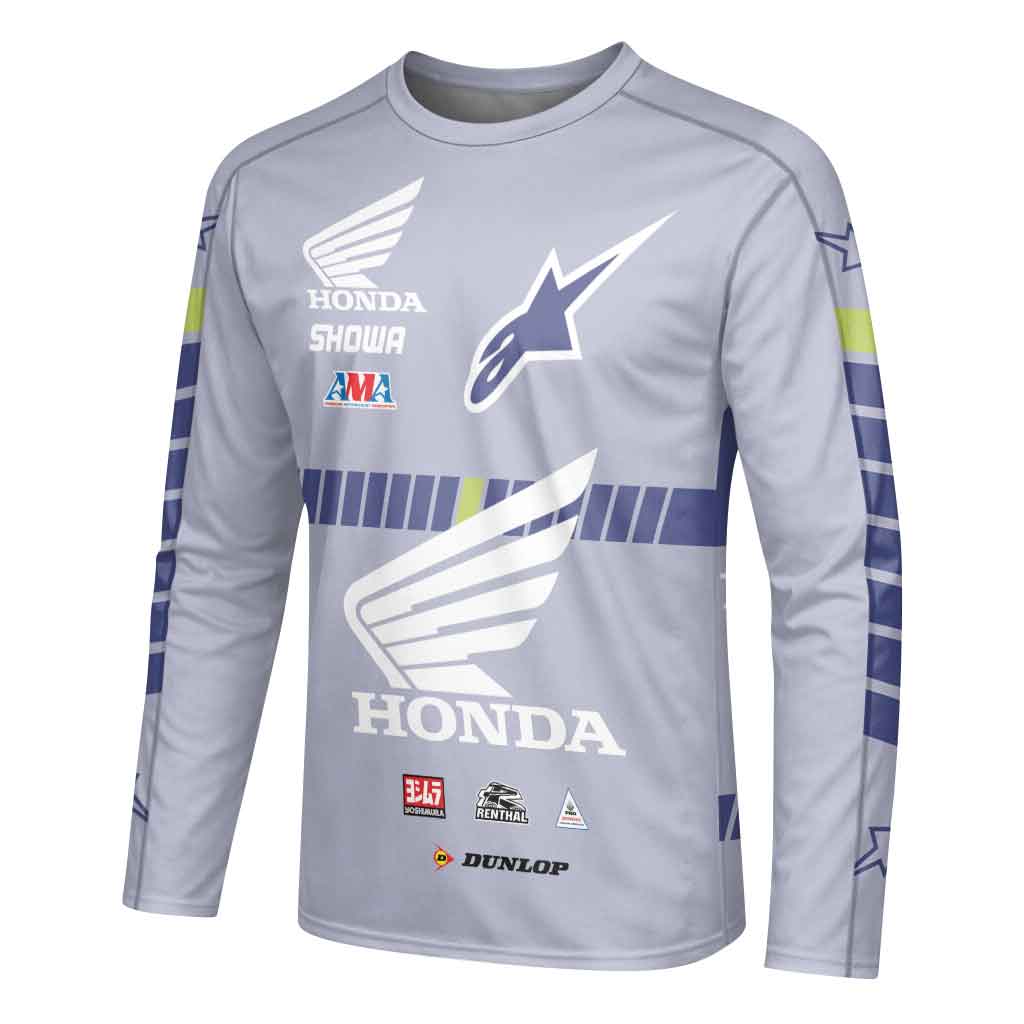 Chase Sexton 23 Honda Showa Long Sleeve Motocross Jersey