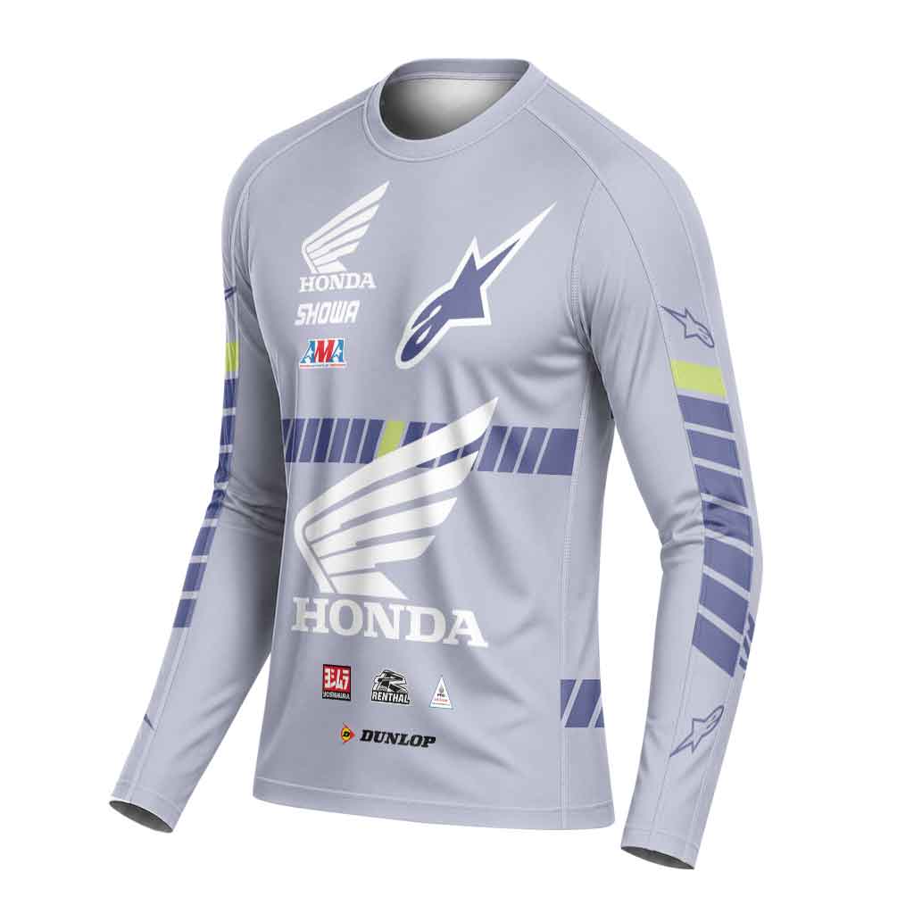 Chase Sexton 23 Honda Showa Long Sleeve Motocross Jersey