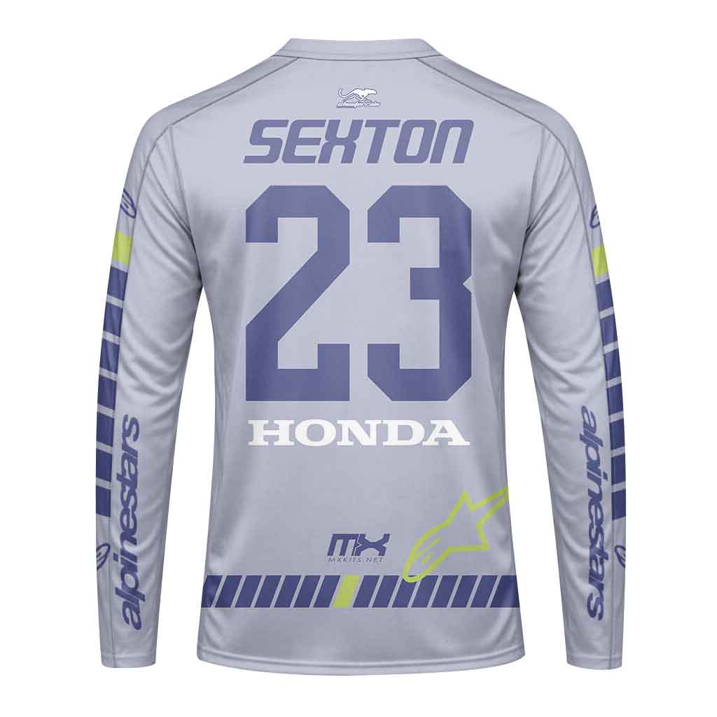 Chase Sexton 23 Honda Showa Long Sleeve Motocross Jersey