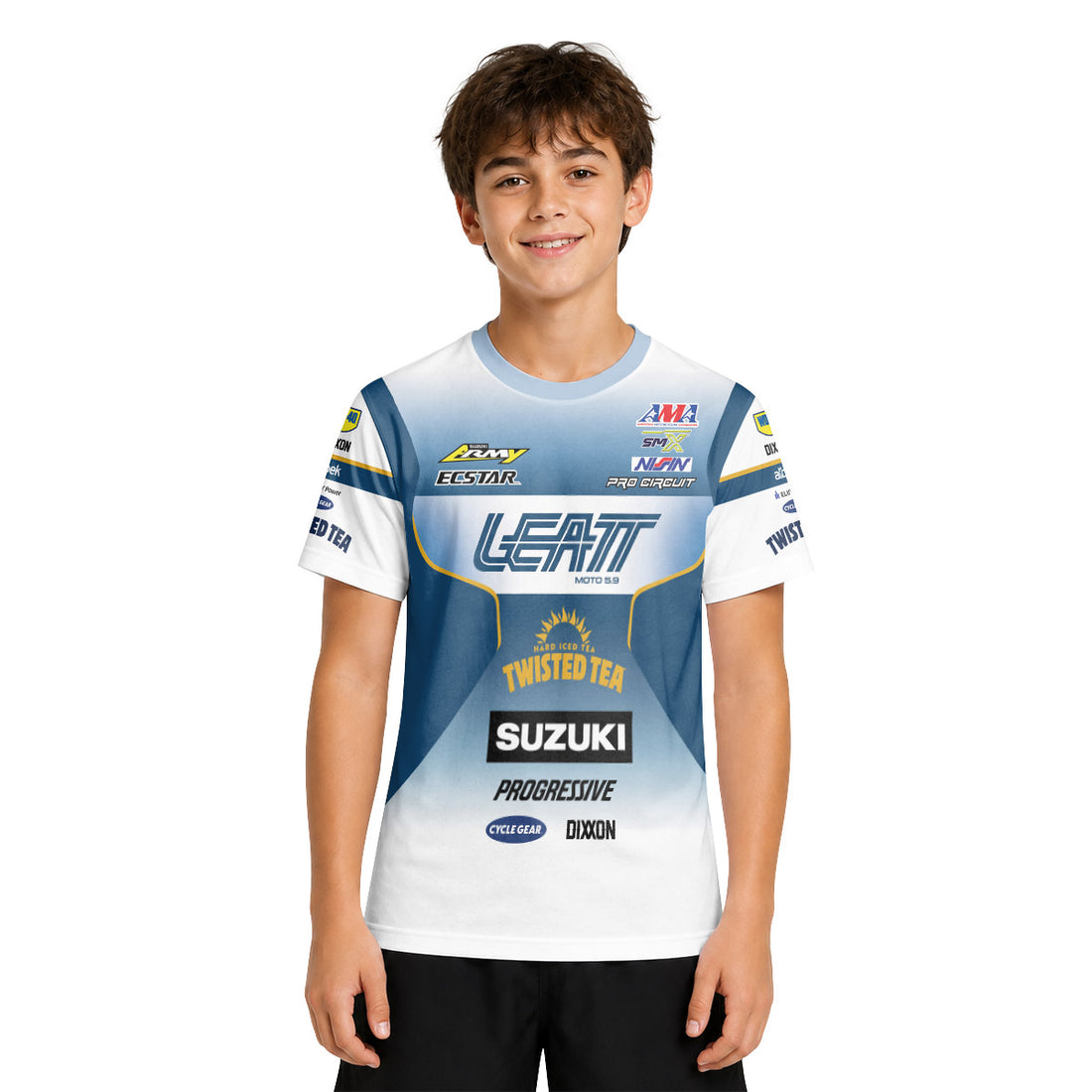 Colt Nichols 45 Suzuki Progressive Youth Short Sleeve Motocross Jersey