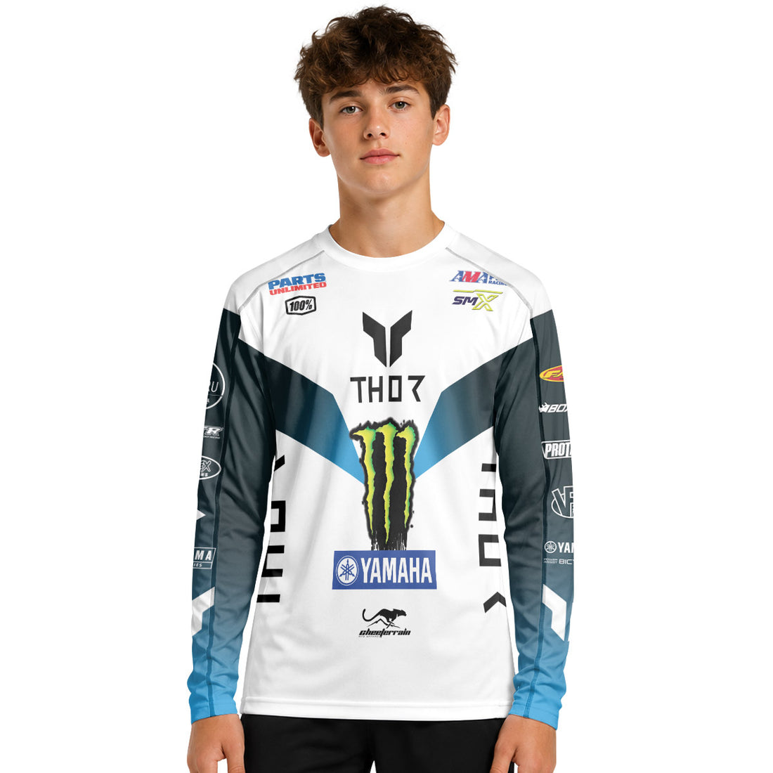 Deegan Danger 1 Thor Youth Long Sleeve Motocross Jersey