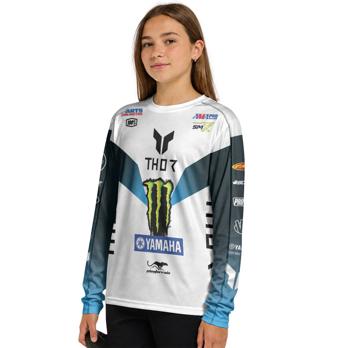 Deegan Danger 1 Thor Youth Long Sleeve Motocross Jersey