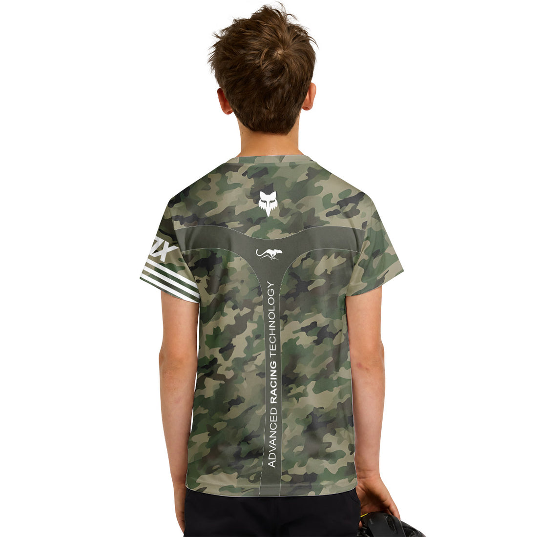 Fox Delicate Camo Youth Short Sleeve Mountain Bike Jersey