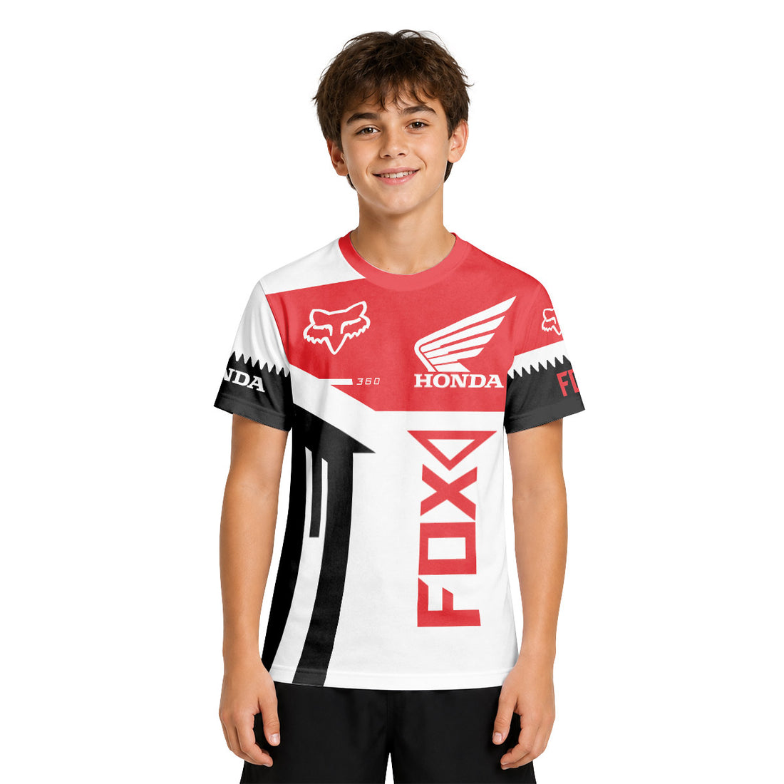 Fox Honda 360 Youth Short Sleeve Motocross Jersey
