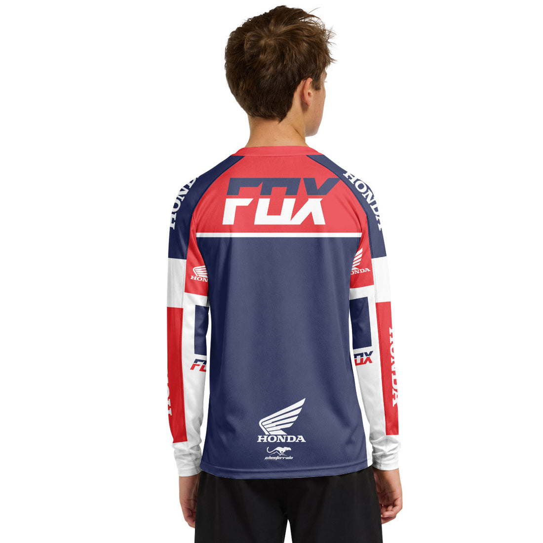 Fox Honda Dirt Ride Youth Long Sleeve Motocross Jersey