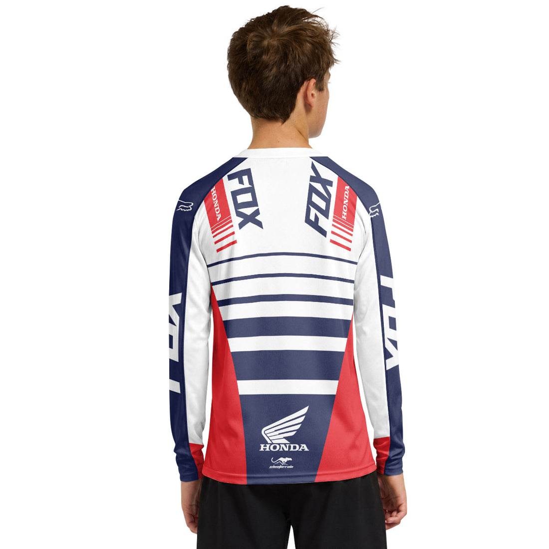 Fox Honda Racing Long Sleeve Motocross Jersey