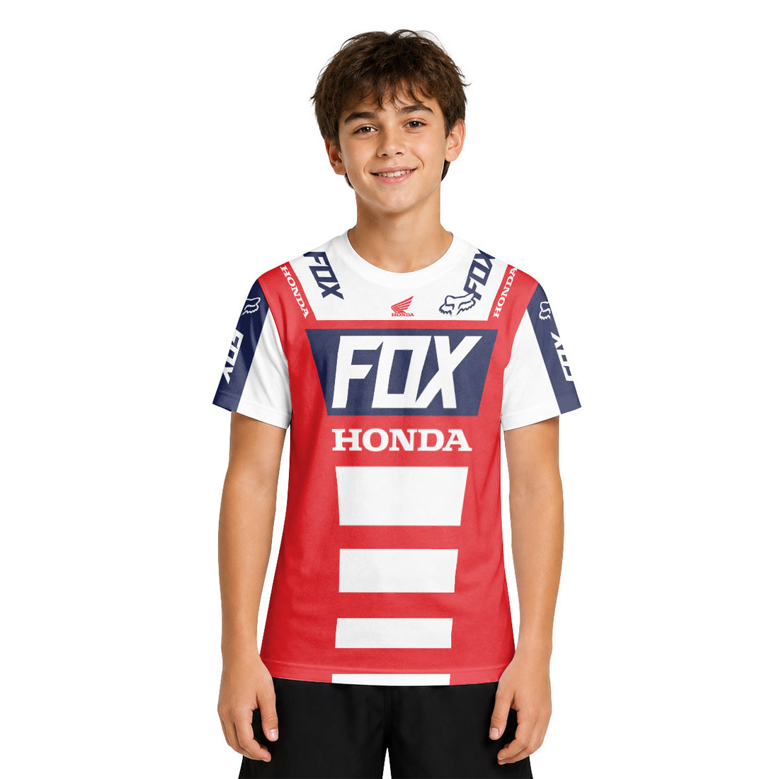 Fox Honda Racing Youth Short Sleeve Motocross Jersey