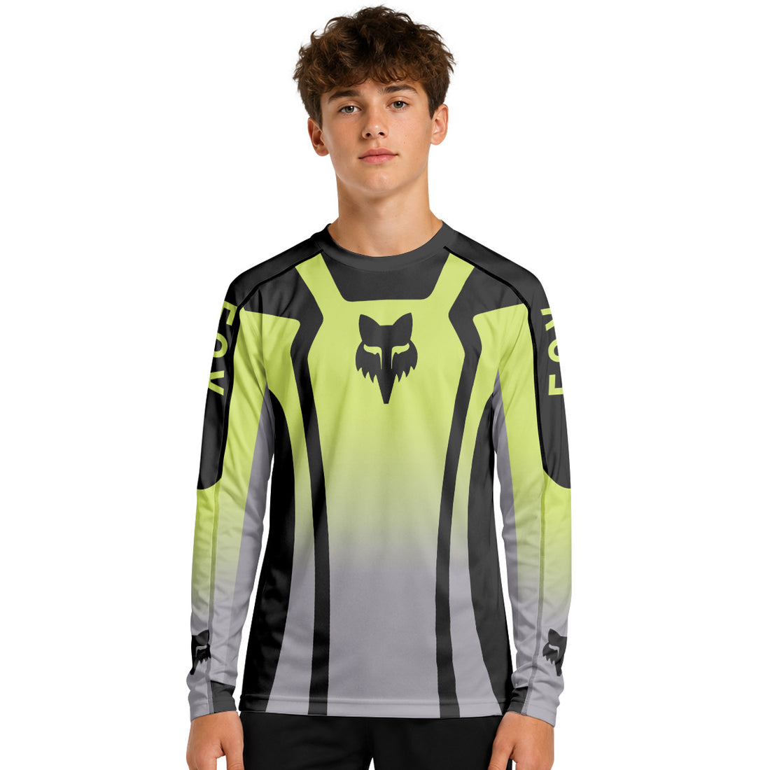 Fox Racing Gradient Youth Long Sleeve Mountain Bike Jersey