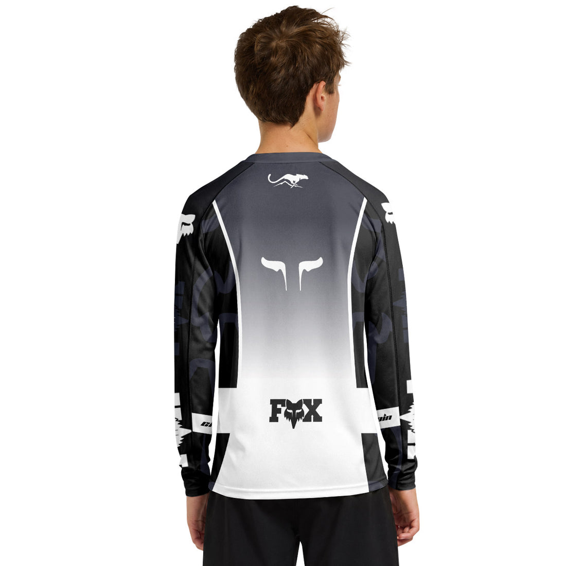 Fox Sidecut Youth Long Sleeve Mountain Bike Jersey