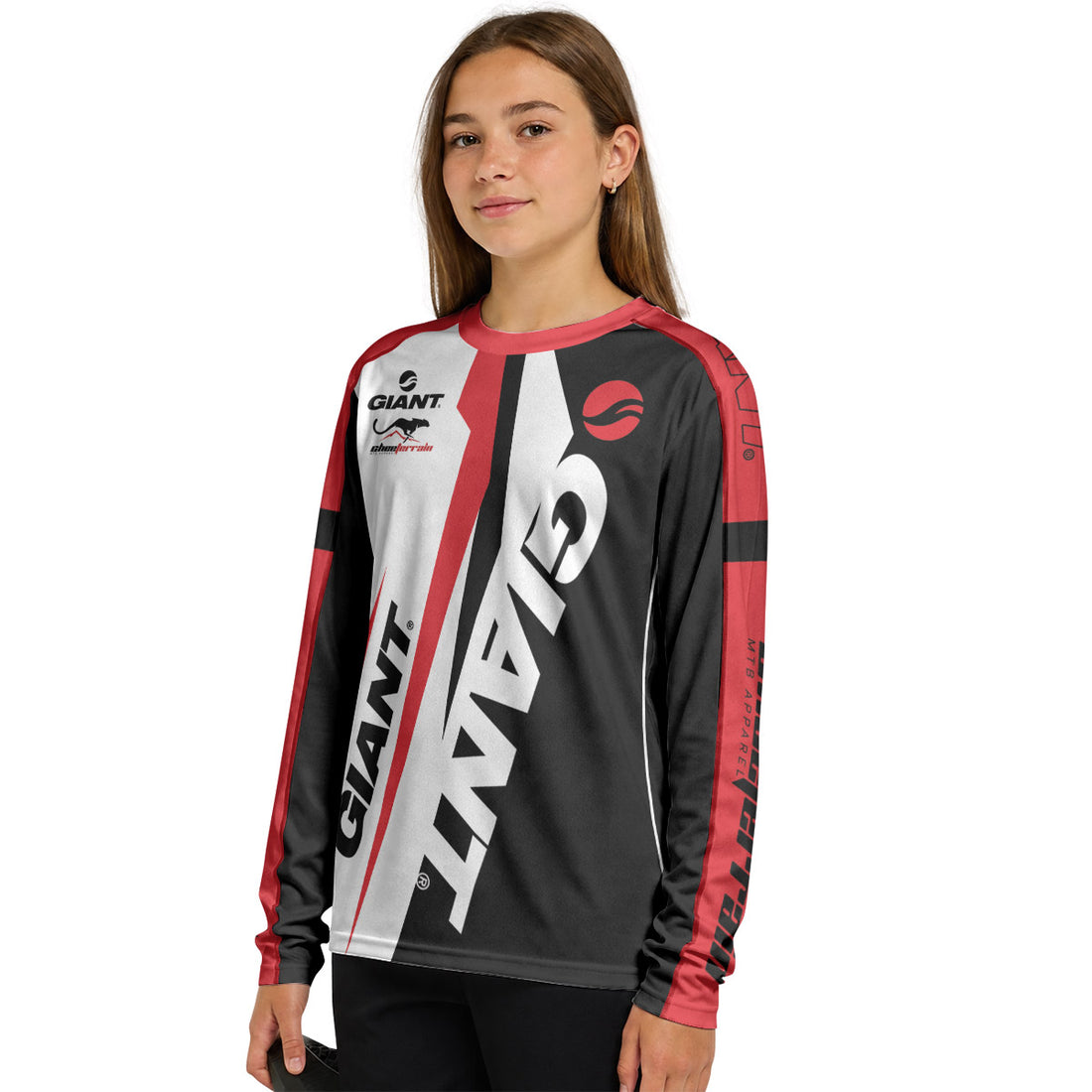 Giant Racing Youth Long Sleeve Mountain Bike Jersey