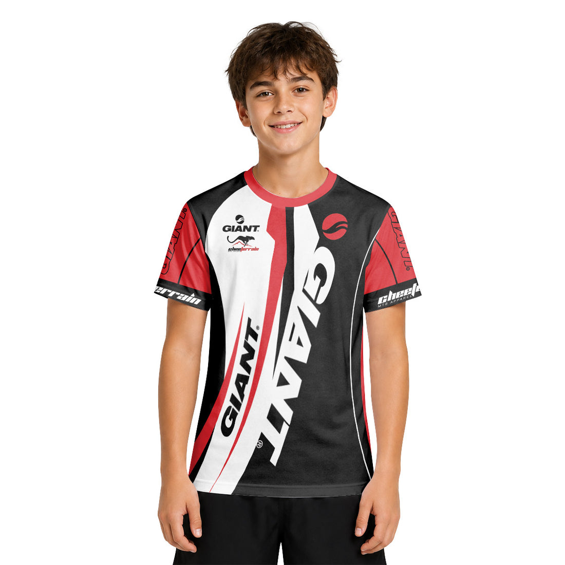 Giant Racing Youth Short Sleeve Mountain Bike Jersey