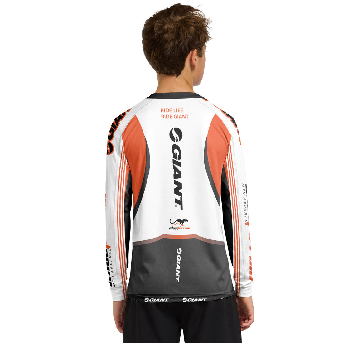 Giant Ride Life Youth Long Sleeve Mountain Bike Jersey