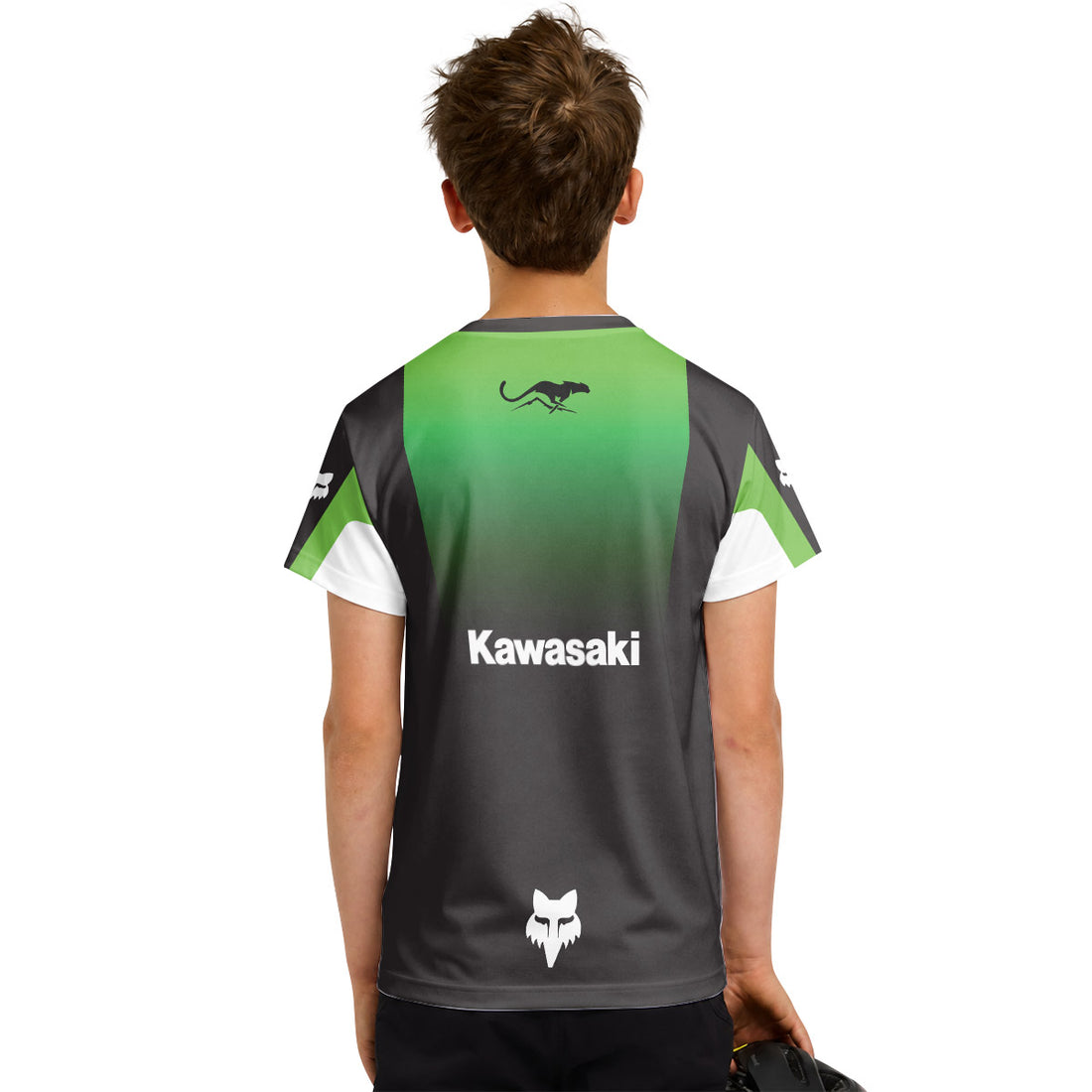 Kawasaki Youth Short Sleeve Motocross Jersey