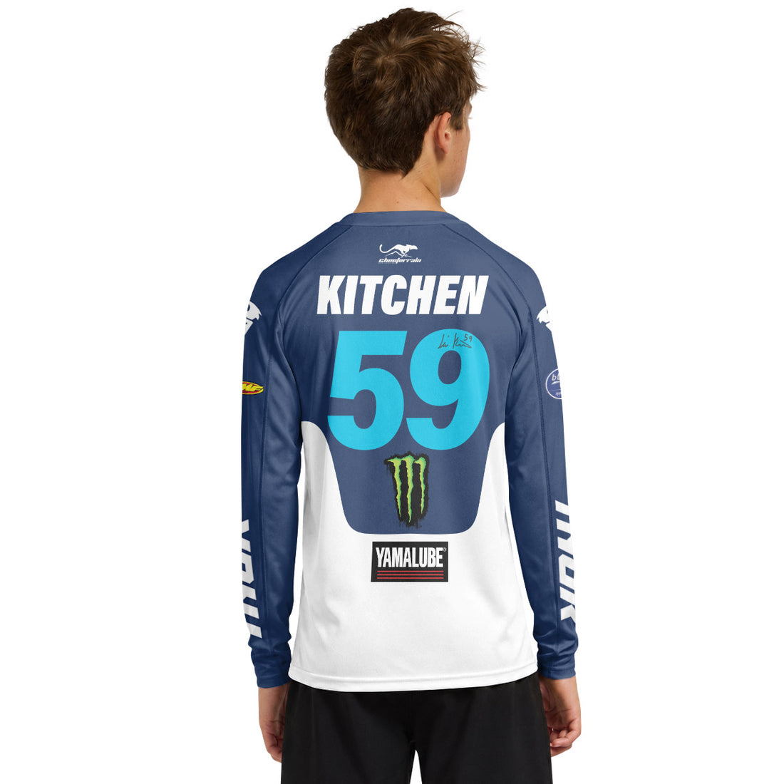 Levi Kitchen 59 Thor Youth Long Sleeve Motocross Jersey
