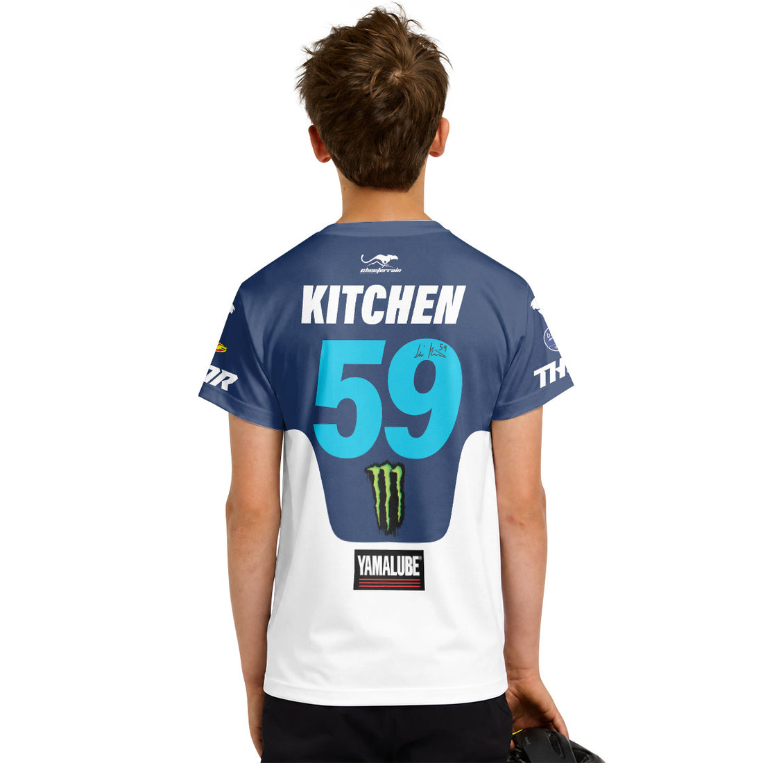 Levi Kitchen 59 Thor Youth Short Sleeve Motocross Jersey