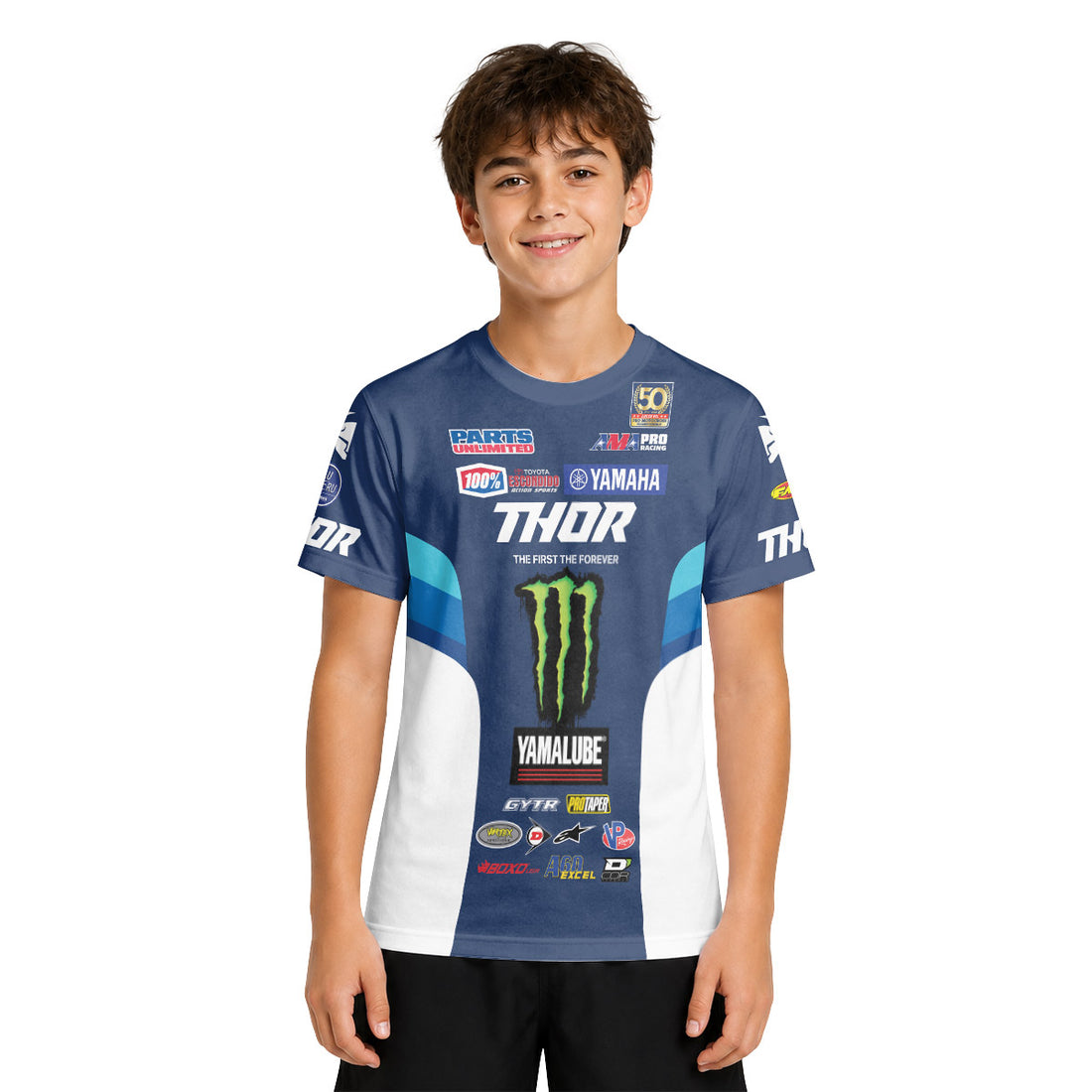 Levi Kitchen 59 Thor Youth Short Sleeve Motocross Jersey