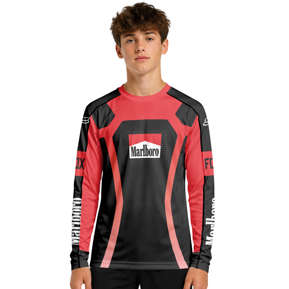 Marlboro Downhill Youth Long Sleeve Mountain Bike Jersey