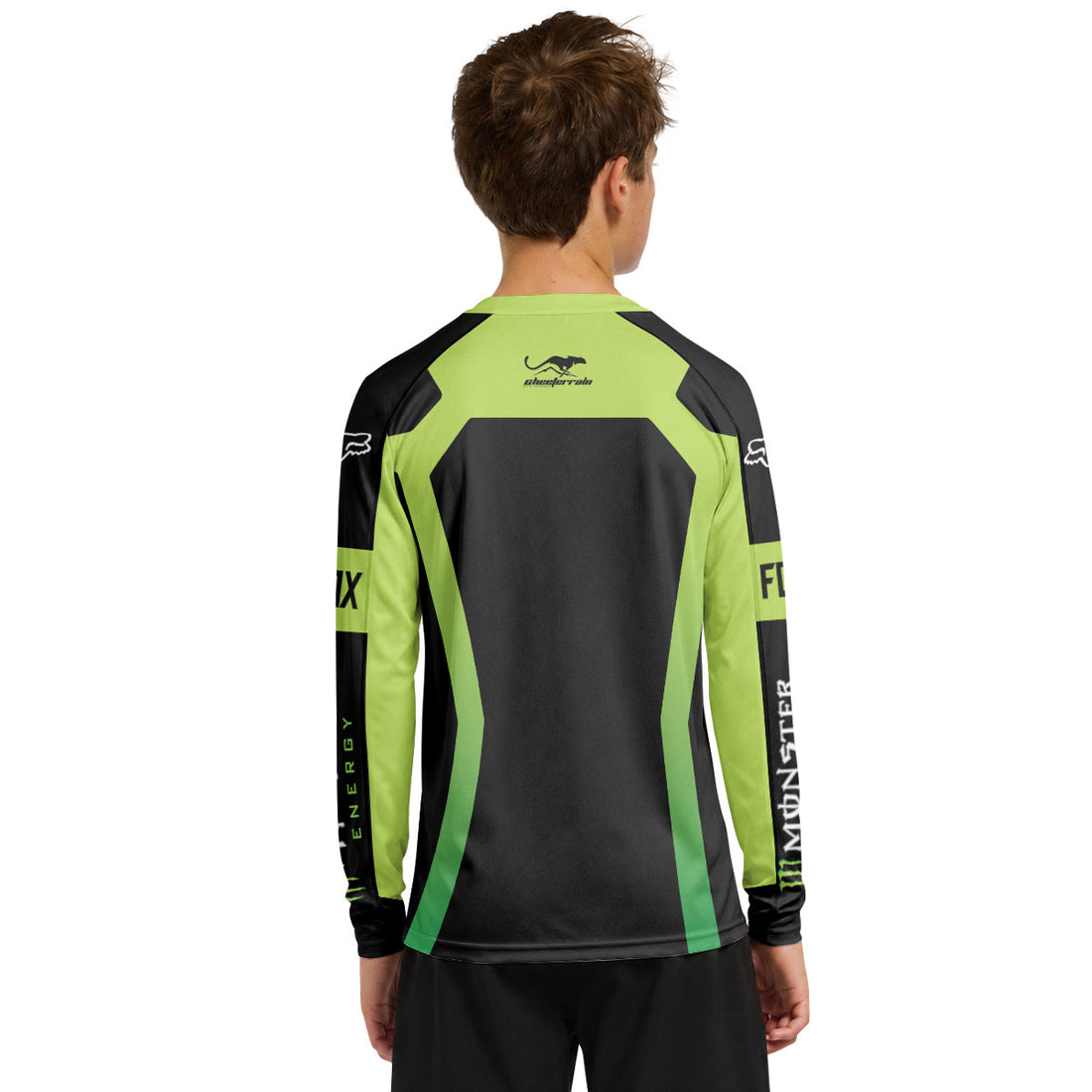 Monster Downhill Youth Long Sleeve Mountain Bike Jersey